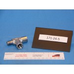 Street Tee, 1/4" NPT, 316 Stainless Steel